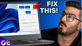 Top 7 Ways to Fix Quick Settings Not Working on Windows 11 | Guiding Tech