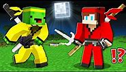 How Mikey and JJ Became a NINJAS ? - Minecraft (Maizen)