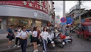 [4K] Walking tour of China county town. Huishui, Guizhou