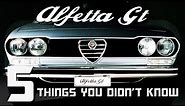 5 Things You Didn't Know About The Alfetta GT