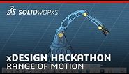 xDesign Hackathon Range of Motion - SOLIDWORKS