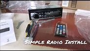 How to install a car radio // Simple!