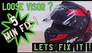 Loose Helmet Visor Fix ( For Any Helmet)