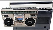 National Panasonic RX-5230F 2 in 1 stereo tape recorder 4 band radio cassette recorder