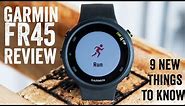 Garmin Forerunner 45 Review: 9 New Things To Know // Hands-on walk-through