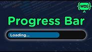 CSS Progress Bar Tutorial
