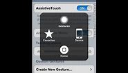 How To Have a Touch Screen Home Button on iPod Touch/iPhone(Assistive Touch)