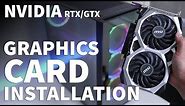 How to Install a Graphics Card Nvidia GeForce - RTX 2070 Super Upgrade Your PC GPU with Ray Tracing