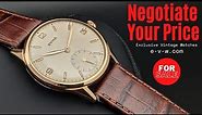 Vintage Watch Cyma 18k Gold / Cal 585 / Oversize Jumbo 38 mm / Vintage 1940's - For Sale - EVW