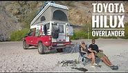 Toyota Hilux 4x4 Diesel + Pop Top Truck Camper Walk Through