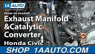 How to Replace Exhaust Manifold with Catalytic Converter 96-00 Honda Civic