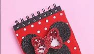 DIY Minnie Mouse Notebook Cover | Notebook Cover Ideas | DIY Notebooks and School Supplies