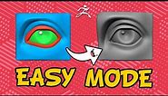 How to Sculpt Eyes in 3 Minutes - ZBrush Tutorial