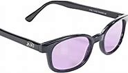 X KD's Sunglasses Purple Lens Motorcycle Sunglasses Large Size UV400