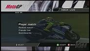 MotoGP '06 Xbox 360 Gameplay - Online Options