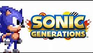Sonic 1 Title Screen with Sonic Generations Title Music