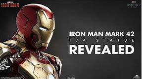 Iron Man Mark 42 1/4 statue by Queen Studios