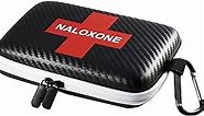 Naloxone Case for Opioid Overdose Kits | Custom Designed Hardshell Case Holds All Formulations of Naloxone | Does NOT Include Accessories or Nasal Spray (Case Size 7" x 4.5" x 2") (Black - 1)
