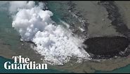 New island emerges off Japan after volcanic eruption