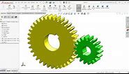 Solidworks tutorial | Design of Spur gear with Solidworks toolbox