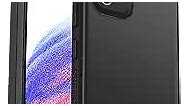 OtterBox Samsung Galaxy A53 5G Prefix Series Case - BLACK CRYSTAL, ultra-thin, pocket-friendly, raised edges protect camera & screen, wireless charging compatible