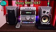 Sony MHC VX7 Mini Hi Fi component system from 1999 unboxing and sound test