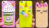 8 DIY UNICORN PHONE CASES | Easy & Cute Phone Projects & iPhone Hacks