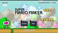 [Super Mario Maker] Title Screen Gameplay