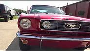 1966 Ford Mustang complete restoration - Candy Apple Red