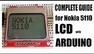 Complete Guide for Nokia 5110 LCD with Arduino UNO
