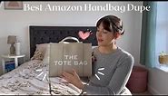 BEST AMAZON HANDBAG DUPE??? | Marc Jacobs The Tote Bag - Is it worth it?? #whatsinmybag