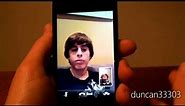 FaceTime on the iPod touch 4G