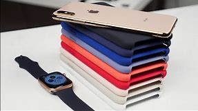Apple iPhone XS & XS Max Silicone Case Review - All Colors!