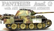 MENG MODEL 1/35 PANTHER G/air defense armor【How to camouflage painting】#scalemodel #tankmodel