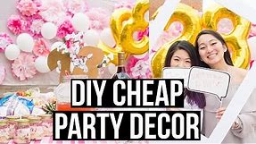 DIY Cheap and Easy Dollar Store Party Decorations | Eva Chung
