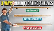 3 Ways to Build Floating Shelves