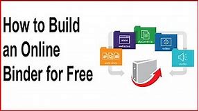 How to Build an Online Binder for Free