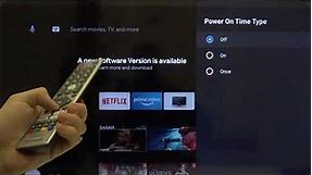 How to Set Auto Power On in Sharp Aquos Smart Led Tv – Power On-Time Function