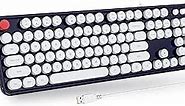 Computer Keyboards Wired, Full Size Typewriter Keyboard with Number Pad, Plug Play USB Keyboard for PC Laptop Desktop Windows (Black)