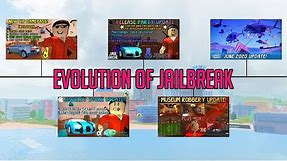 EVOLUTION of JAILBREAK! COMPLETE TIMELINE of JAILBREAK HISTORY! (Roblox)
