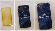 DIY Galaxy Mobile Case Painting |Hand Painted Mobile Cover|