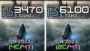 i5 3470 vs i3 6100 Tested in 12 Games (2023) | 1080p
