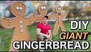 GIANT GINGERBREAD MAN - DIY Tutorial