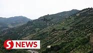 Drones revolutionise navel orange transportation for orchards on Chinese mountains
