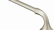 Moen YB2818BN Eva Collection Transitional 18-Inch Wall-Mounted Single-Towel Bar, Hand Towel Storage Rod in Brushed Nickel for Bathroom
