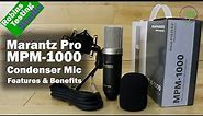 Sound Test of Marantz MPM-1000 Large Diaphragm Condenser Microphone