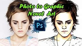 Photo to Graphic Novel Art Photoshop Tutorial