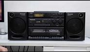Panasonic RX-DT610 Boombox - quick look and audio test