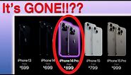 Why Apple STOPPED Selling the iPhone 14 Pro Max BUT Sells the iPhone 14?