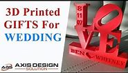 3D printed wedding gift ideas